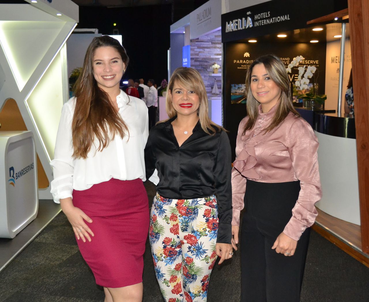 Indiana Mella, Jeimy Nin y Zoily García.