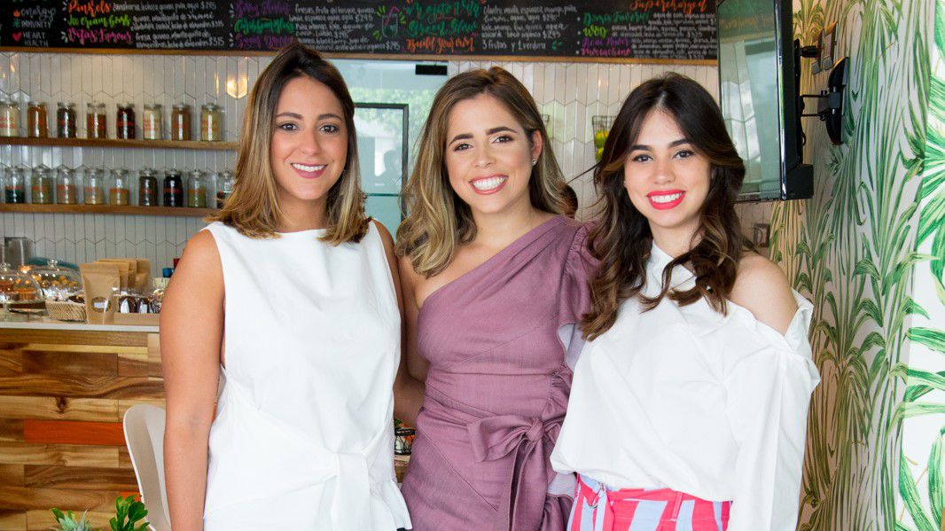 Sarah Piantini, Dominique Barkhausen y Gabriela Stefan