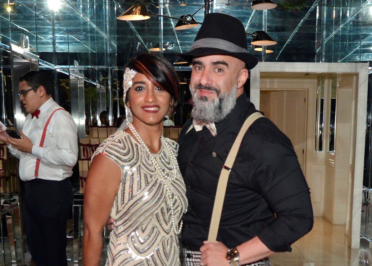 Elaine Guzmán y Raulito Grisanti.