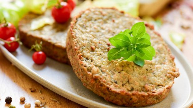 Hamburguesas vegetarianas de berenjena Hamburguesadeberenjena2