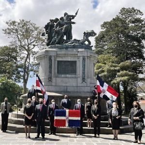 Embajada Dominicana en Costa Rica conmemora aniversario de la Independencia Nacional con diversas actividades