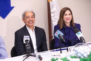 El presidente de ADOEXPO, Luis Concepción y Odile Miniño Bogaert, presidente y vicepresidente ejecutiva de ADOEXPO.