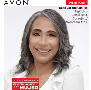 Rosa Jacoba Castillo, nacida en República Dominicana, Consejera y Promotora de Avon.