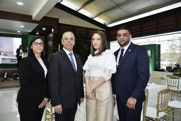 Yolanda Mercedes Espinal, Huascar Medrano, Anyelina Cruz y Melvin Rodríguez.