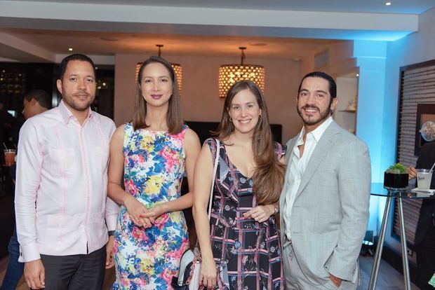 Doriel Suárez, Yazmín Báez, Angie de la Mota y Nassim Abreu Arbaje.