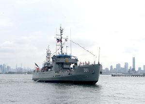 Buques de la Armada de República Dominicana arriban a Nueva York.