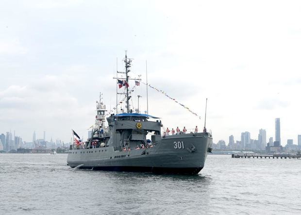 Buques de la Armada de República Dominicana arriban a Nueva York