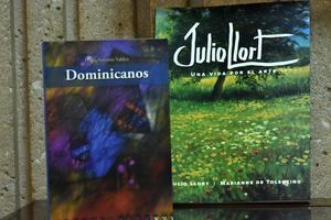 Las obras puestas en circulación Julio Llort. Una vida por el arte y Dominicanos.