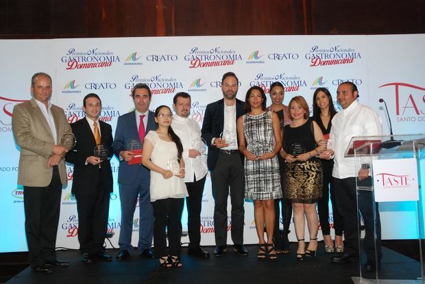 Ganadores de los Premios a la Gastronomia Dominicana 2014.