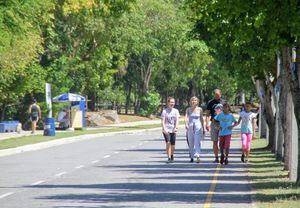 El Ayuntamiento del Distrito Nacional realizó un Rally Recreativo en la avenida de la Salud