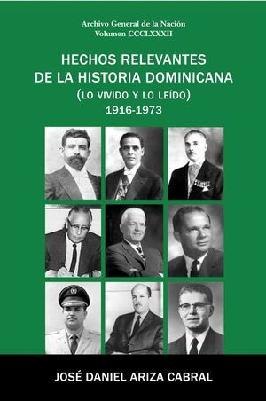 Portada libro 'Hechos Relevantes de la Historia Dominicana'