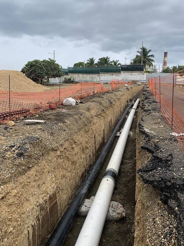 Construcción de nuevo oleoducto.