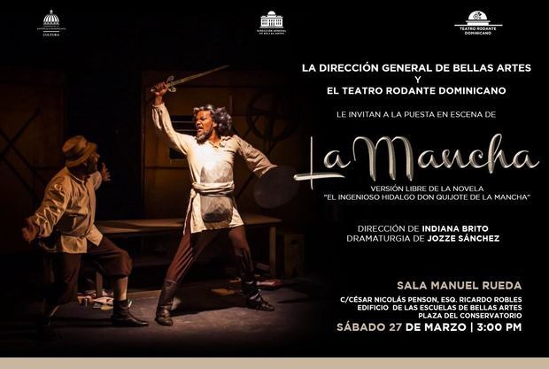 Afiche de la obra “La Mancha”.