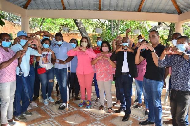 Margarita recibe el respaldo de cientos de dirigentes del PLD en Guerra, Boca Chica y Santo Domingo Este