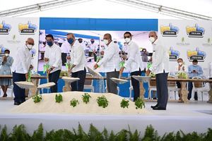 Downtown Punta Cana da primer palazo de Central Park con la presencia del presidente Luis Abinader