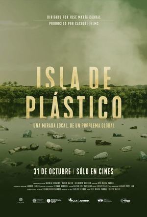 Afiche Isla de Plástico.