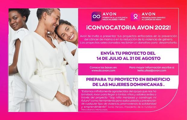 Avon convoca a fundaciones e instituciones enfocadas en ganarle al cáncer de mama y erradicar la violencia de género