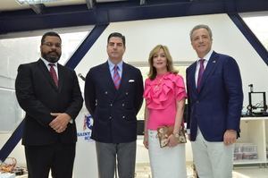 Miguel Franjul Pérez, Luis Arturo Carbuccia, Maria W. Álvarez y Antón Tejeda.