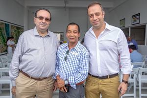 Ángel García, Herpi Peralta y Santiago Rivera.