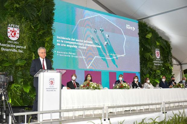 Gonzalo Pérez, durante su ponencia.