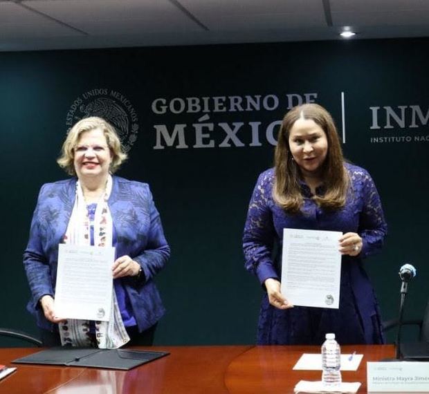 Ministerio de la Mujer suscribe en México acuerdo de cooperación con Instituto Nacional de las Mujeres.