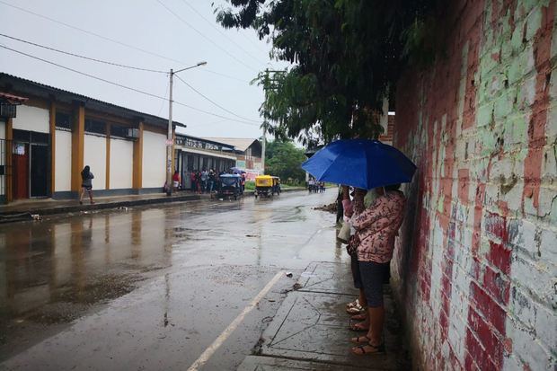 Lluvias en Santo Domingo. 