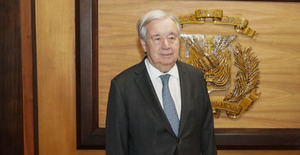Guterres se reúne con Abinader y dice que restablecer seguridad en Haití es "esencial"