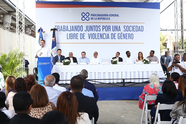 El procurador Jean Rodríguez destacó que la inauguración de estas nuevas instalaciones se realiza en cumplimiento a una de las 22 acciones del Plan Nacional Contra la Violencia de Género