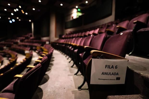 Vista del Teatro Picadero el 17 de noviembre de 2020, en Buenos Aires, Argentina.