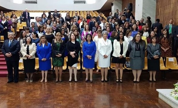 El XVII Encuentro Iberoamericano de Magistradas de los Más Altos Órganos de Justicia inició en la Sala de Vistas