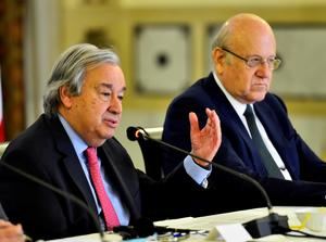 Guterres pide en Beirut una investigación "imparcial" sobre la explosión