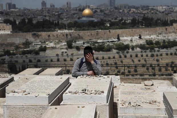 Cementerio militar en Jerusalén.