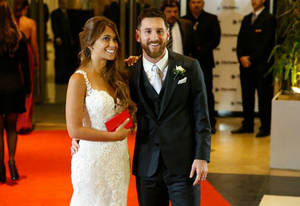 Messi y Roccuzzo se casaron en su Rosario natal ante unos 260 invitados