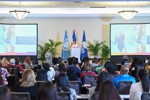 Vista ampliada del  taller de emprendedoras que impactan el turismo dominicano.