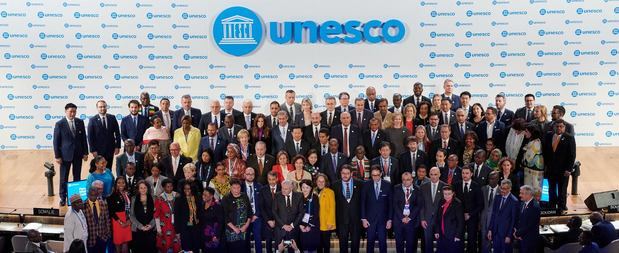 Ministros de cultura en la UNESCO.