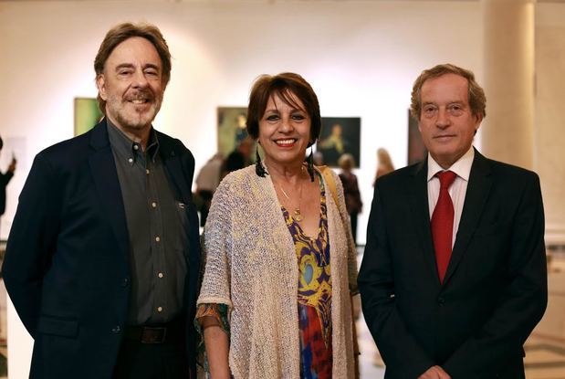 Salvador Bergés, Taty Olmos y Didier Lopinot, embajdor de Francia en el país.