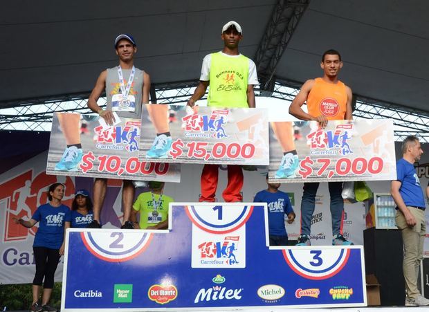 Gilberto Santana,Mario Doroteo Medina y Amaury Rodriguez.