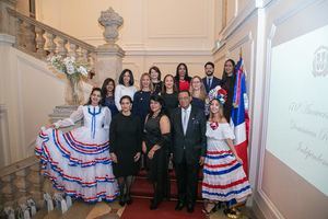Embajada Dominicana en Austria celebra 176º aniversario de la Independencia