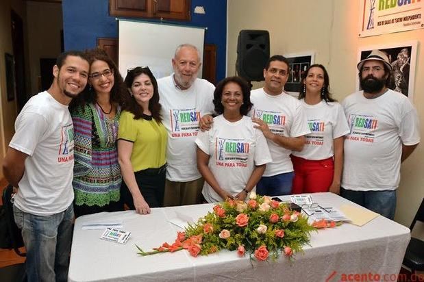 Algunos de los representantes de la Red Salas de Teatro, REDSATI.