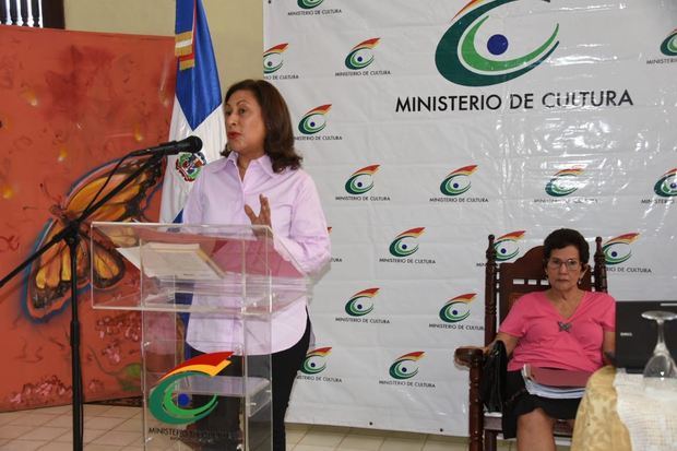 La viceministra de Cultura para la Identidad y Ciudadanía, Edilí Pichardo.