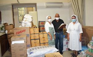 CONAPE entregó alimentos, proteínas, suplementos a todos los asilos y a los hogares en el país