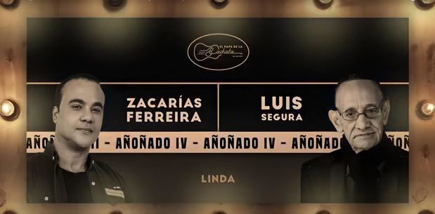 Zacarías Ferreira y Luis Segura en una canción linda.