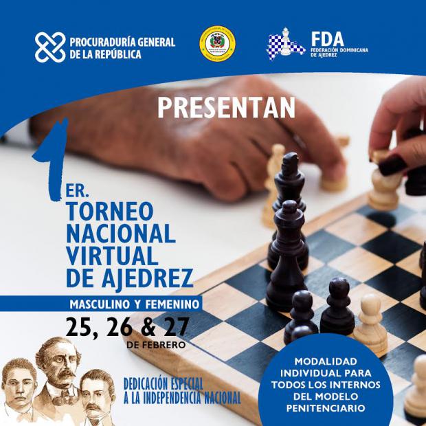 Modelo de Gestión Penitenciaria anuncia primer Torneo Nacional de Ajedrez en modalidad virtual