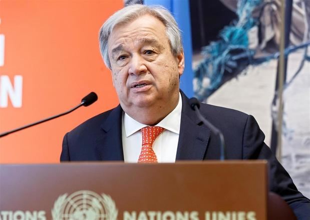 En la imagen un registro del secretario general de las Naciones Unidas, António Guterres, quien dijo estar 'consternado' por el creciente número de víctimas civiles en el conflicto entre palestinos e israelíes.