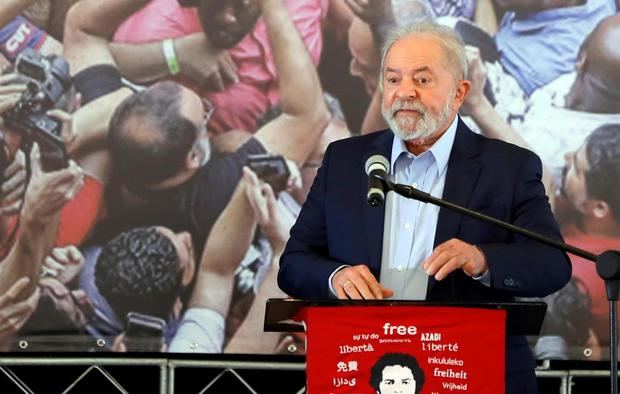 Fotografía de archivo en la que se registró al expresidente de Brasil Luiz Inácio Lula da Silva, en Sao Bernardo do Campo, Brasil.