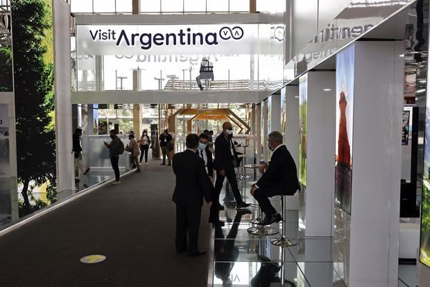 Visitantes fueron registrados al recorrer la Vitrina Turística de la Asociación Colombiana de Agencias de Viajes y Turismo (Anato), en Bogotá, Colombia.