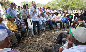 Abinader reclama apoyo para los afectados por la sequía 