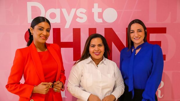 Naty Bautista Bencosme, Marielle Araujo y Anelí Paredes.