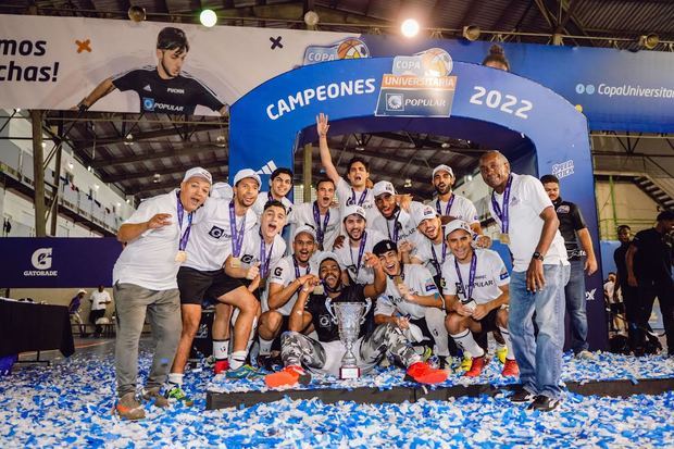 El equipo de la universidad UNAPEC resultó ganador en la categoría masculina de fútbol sala.  
