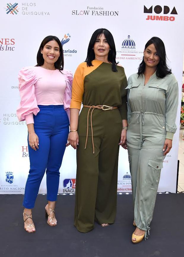 Camely Damirón, Marisol Morey y Briana Aybar.